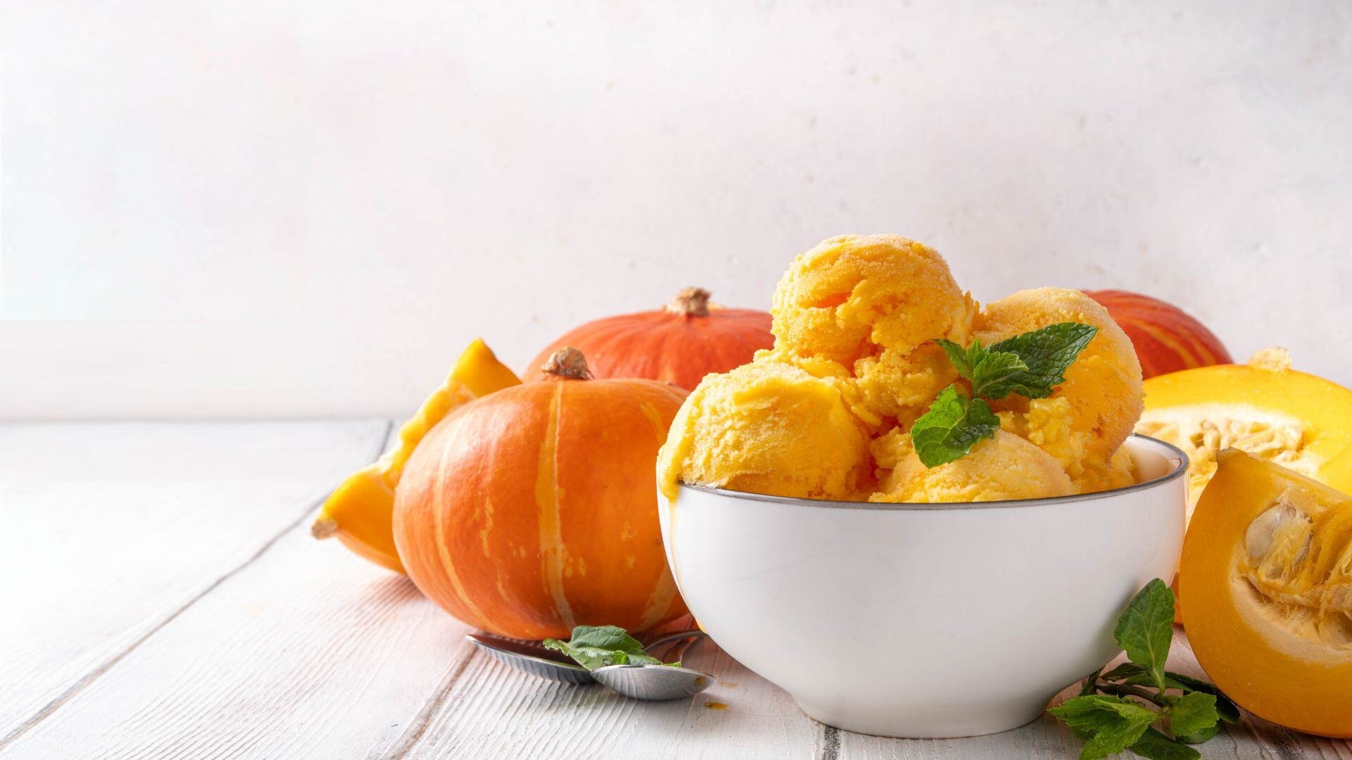 Roast Pumpkin Ice Cream Recipe 1